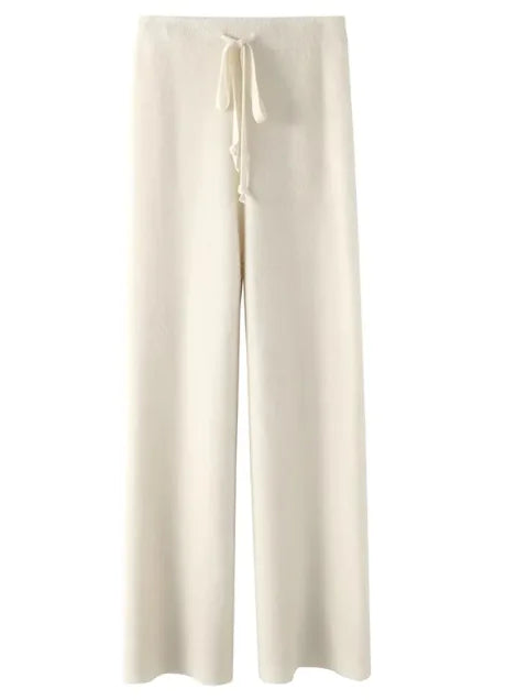 Knit Wide-Leg Pants