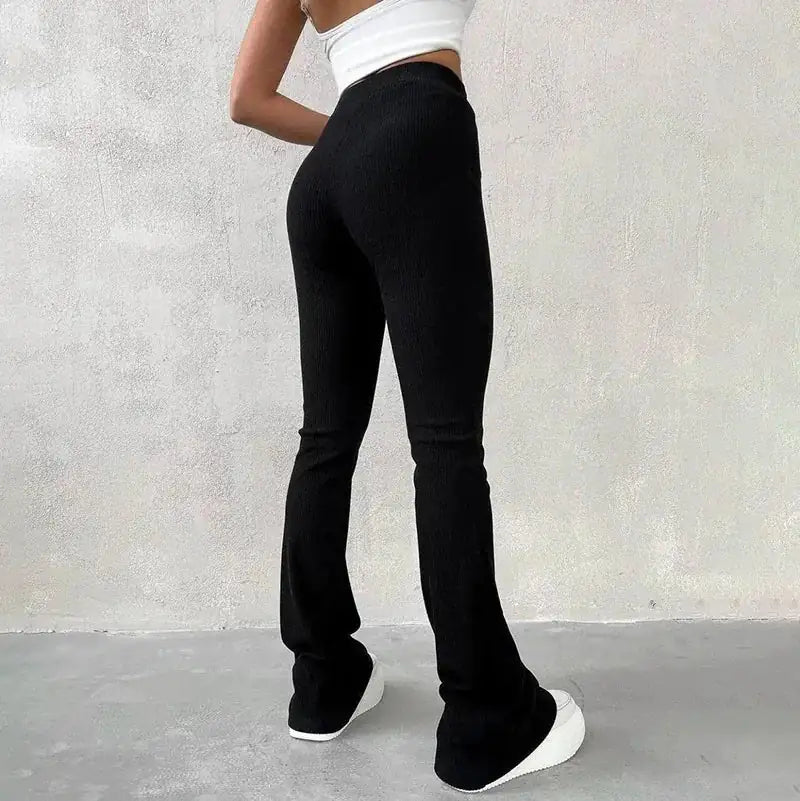 Flare Ribbed Pants