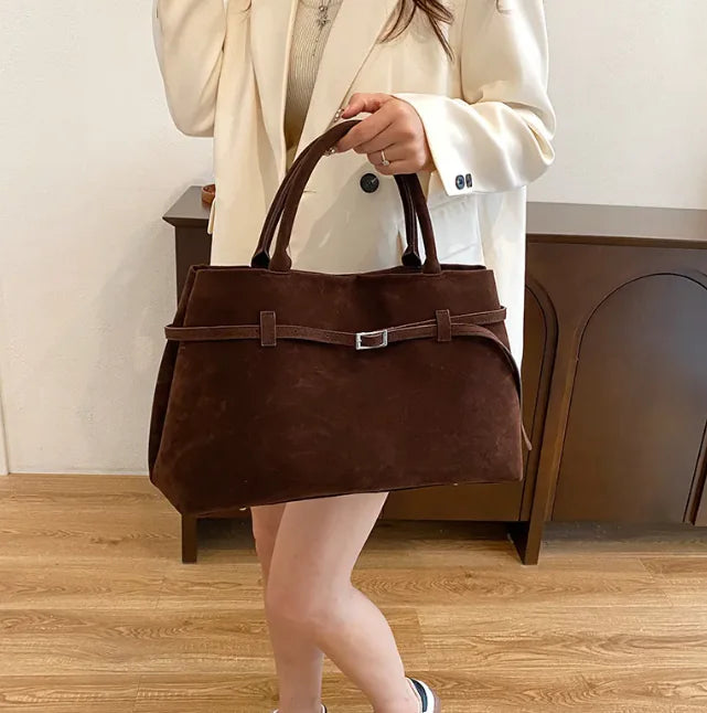 Classic Suede Tote Bag