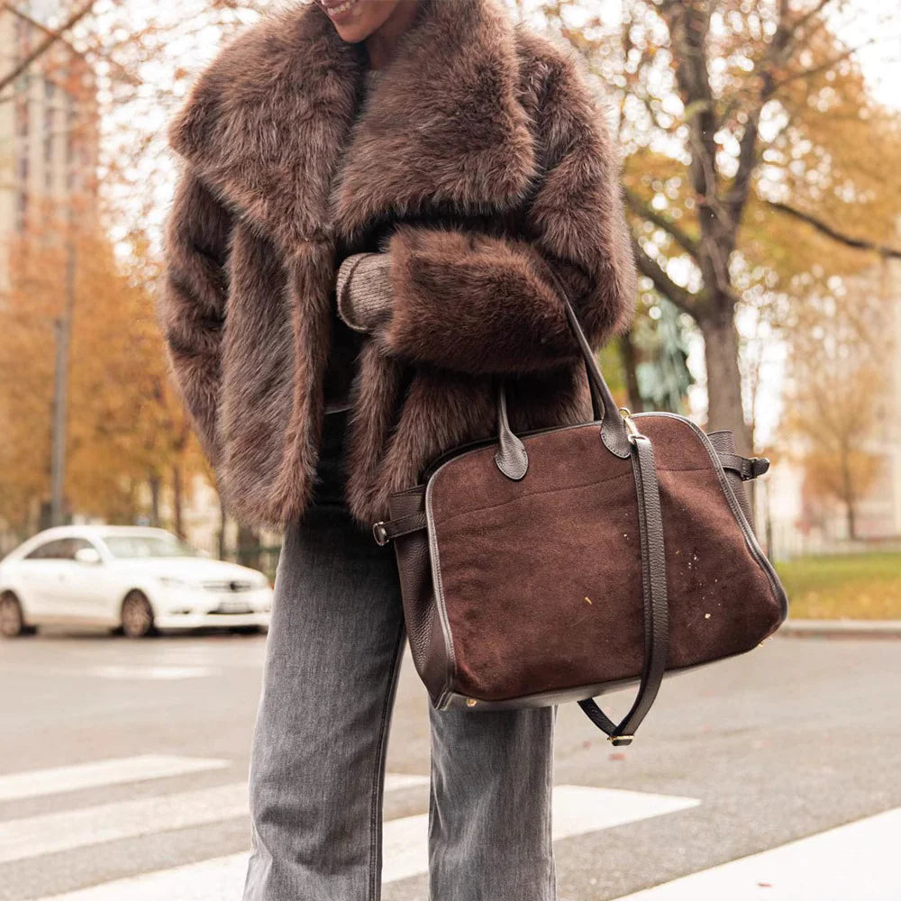 Faux Fur Brown Jacket