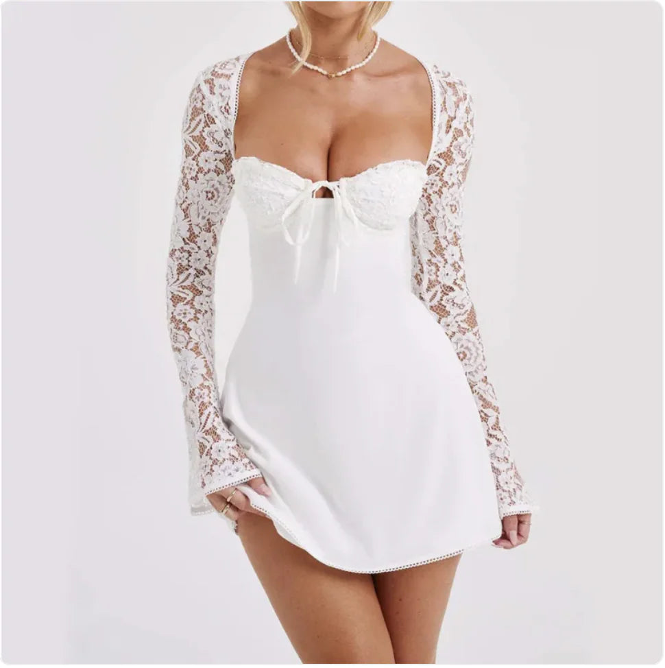 Ivory corset dress