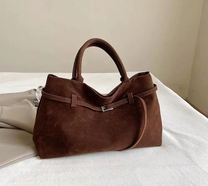 Classic Suede Tote Bag